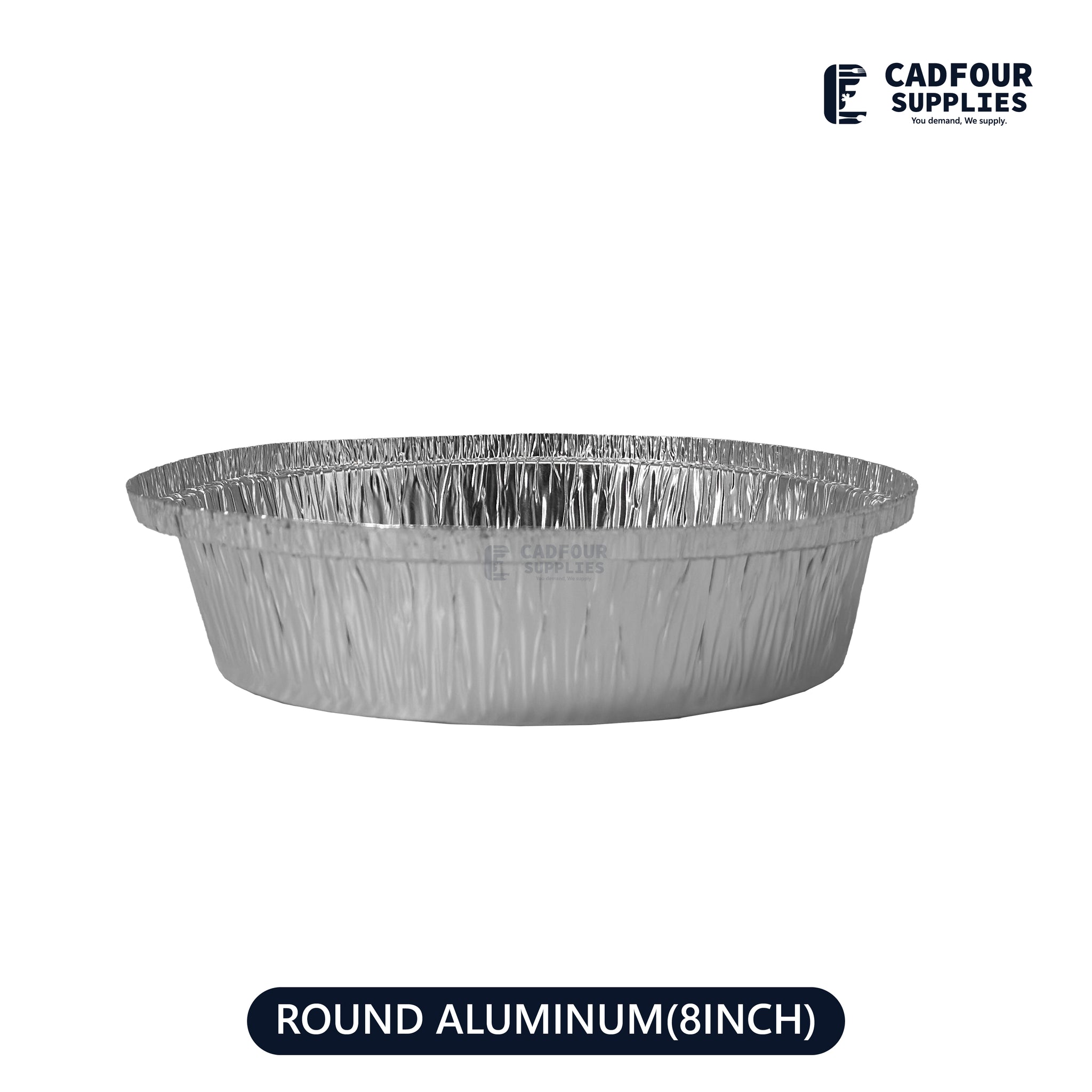 Aluminum Foil Round Conatiner 8" PPP