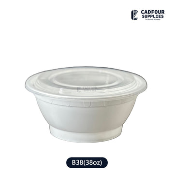 38oz Bowl  W/ Clear Lid – B38 PCM/PPP