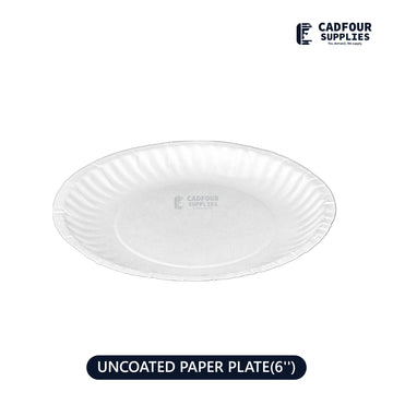 6" Round Pizza / Snacks Paper Plates