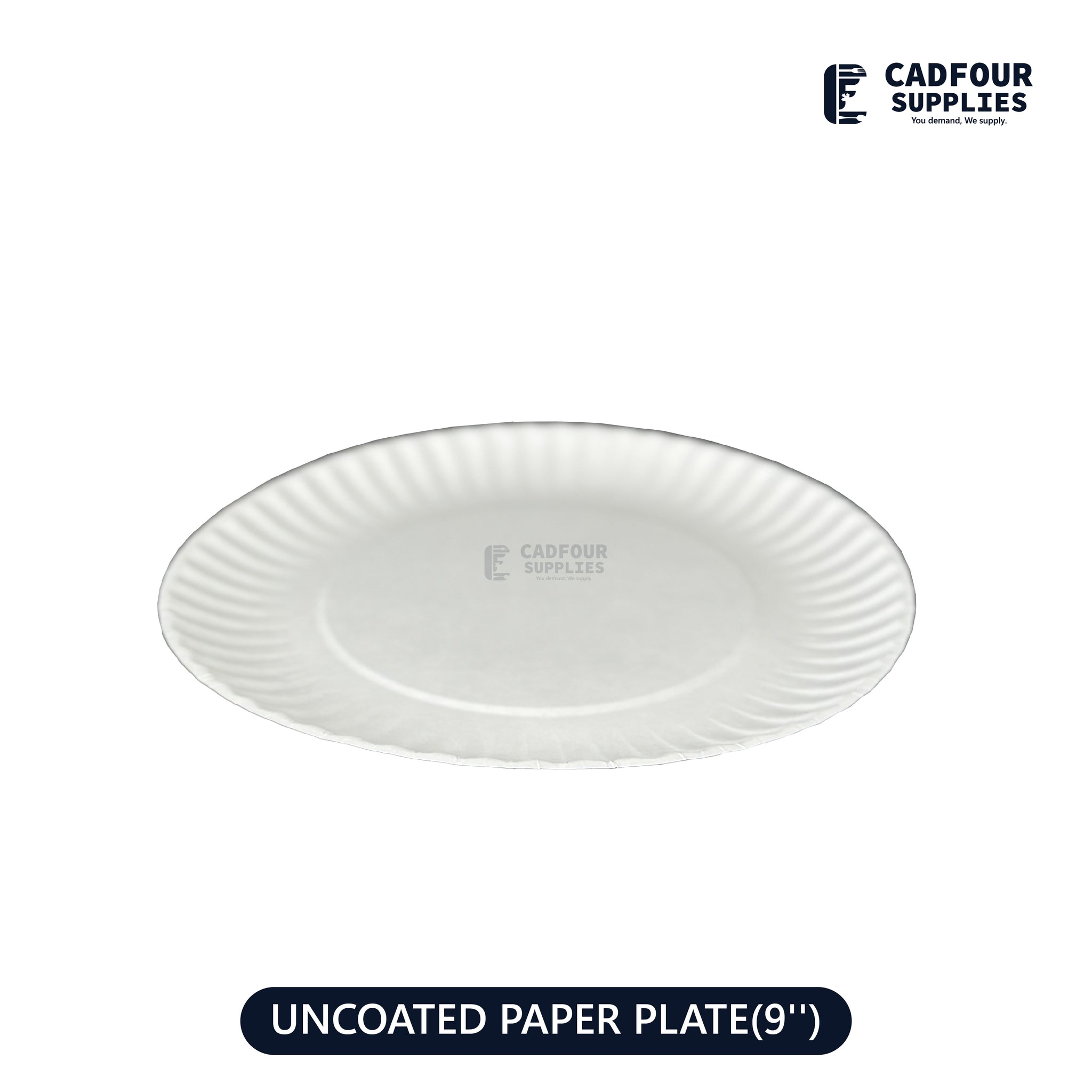 9" Round Pizza / Snacks Paper Plates
