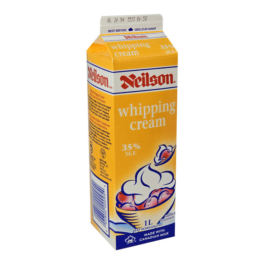 Neilson Whipping Cream 35% M.F. – 1L Carton
