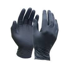 Nitrile Gloves Black Extra Large Heavy Duty Box