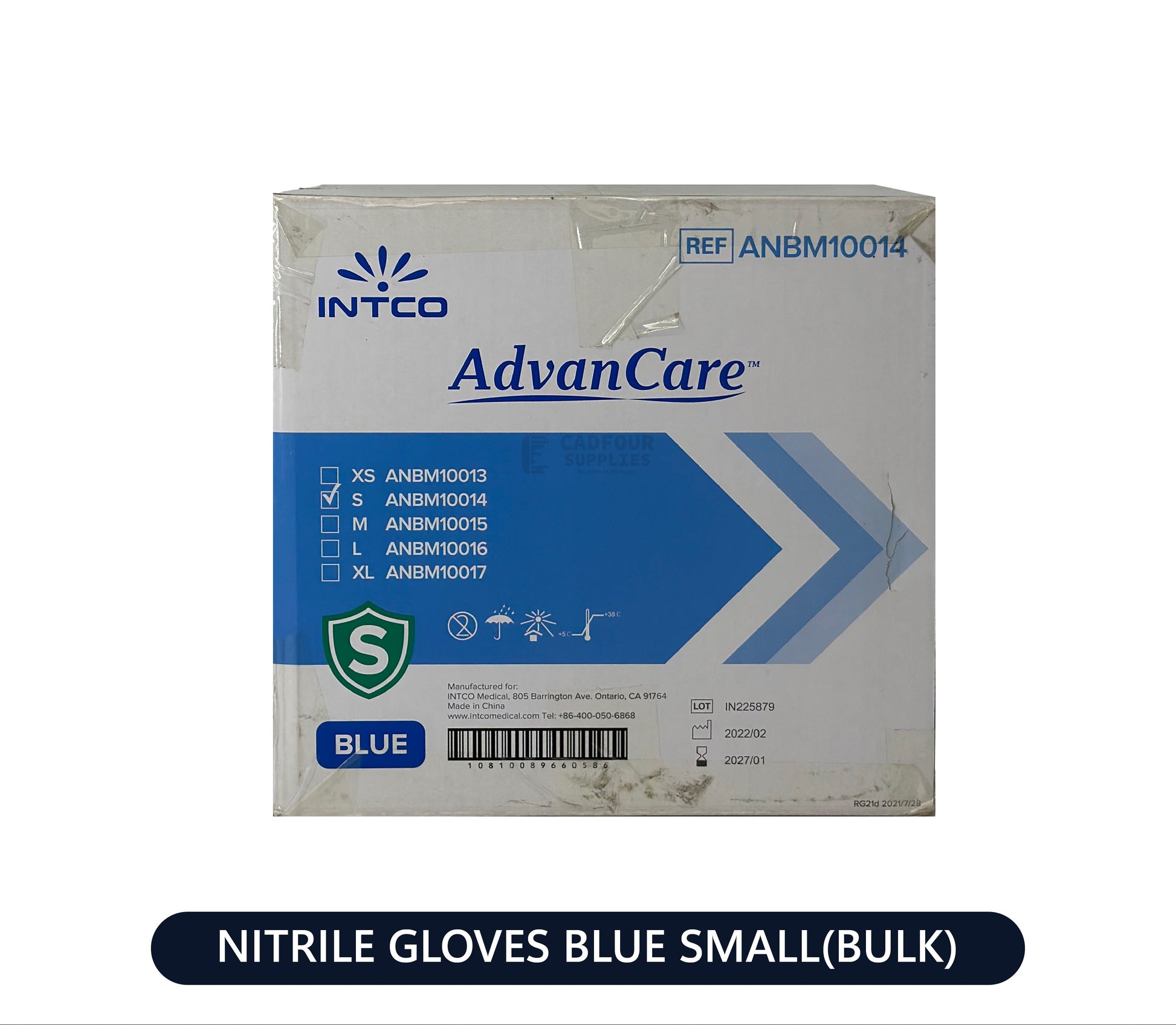 Nitrile Gloves Blue Small Box