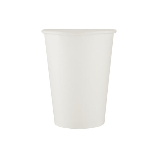 COFFEE PAPER CUP SINGLE WALL WHITE 12OZ-50X20PK