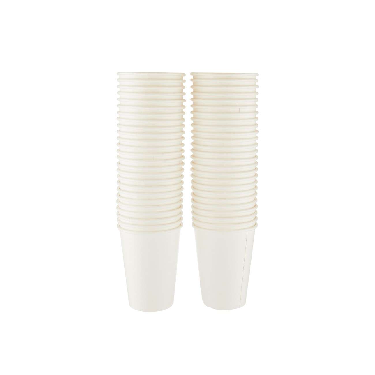 Coffee Paper Cup Single Wall White 8Oz-50X20Pk-Hotpack