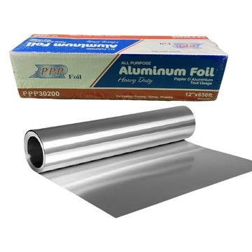 Heavy duty aluminum foil 12x656 ft for restaurant food wrapping and cooking