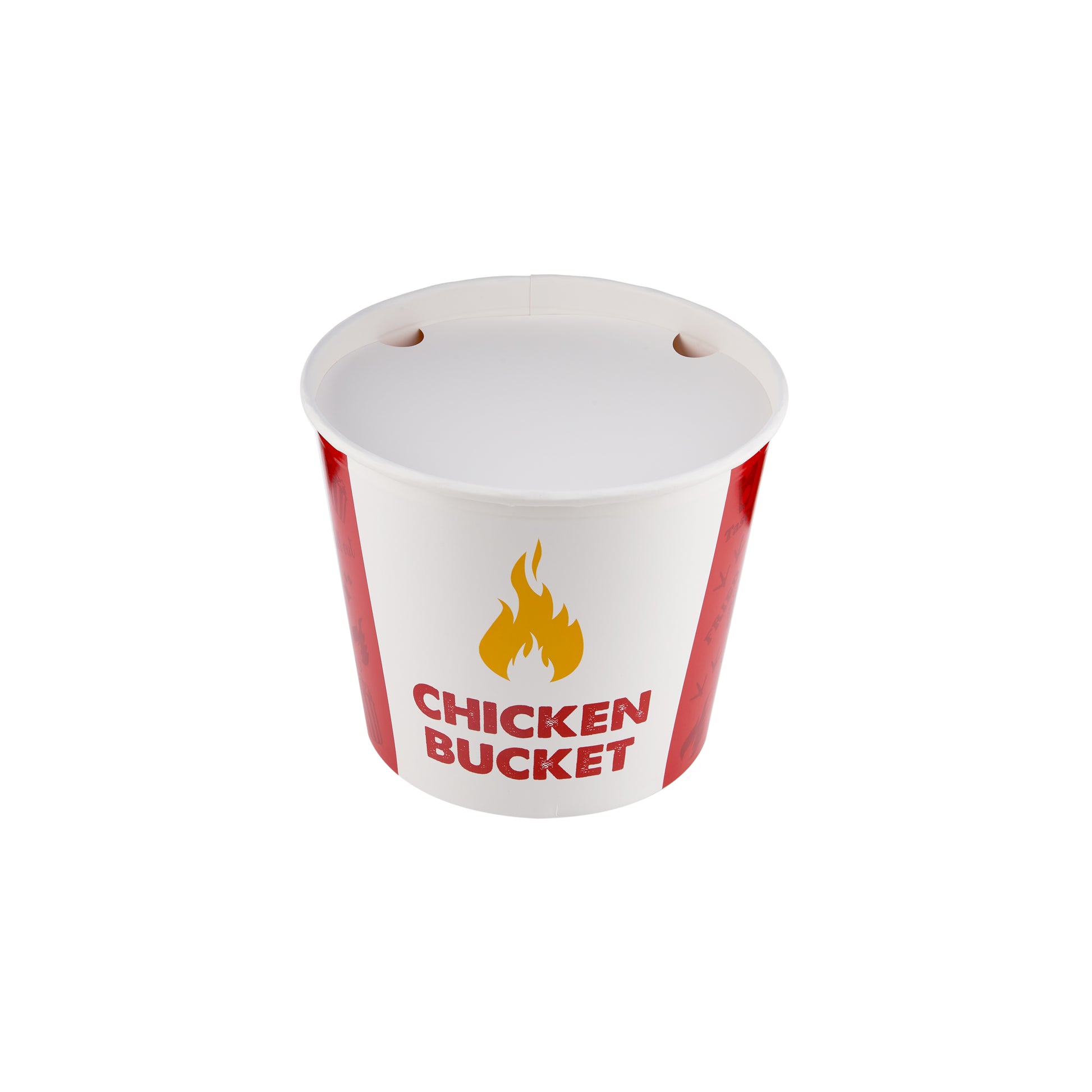 disposable paper chicken buckets with lid for fried chicken
