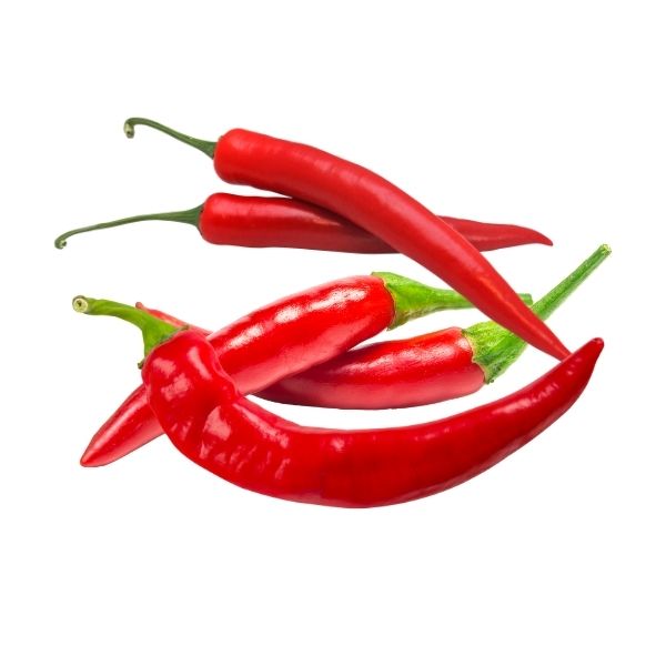 Fresh red bell peppers in bulk 11 lb box for food service