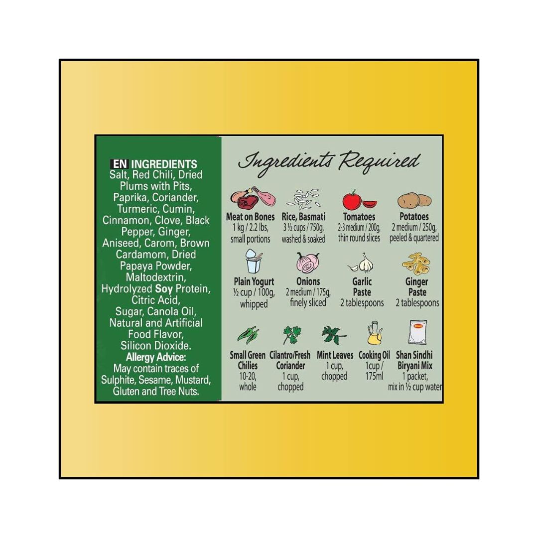 Shan seasoning mix for Sindhi style biryani