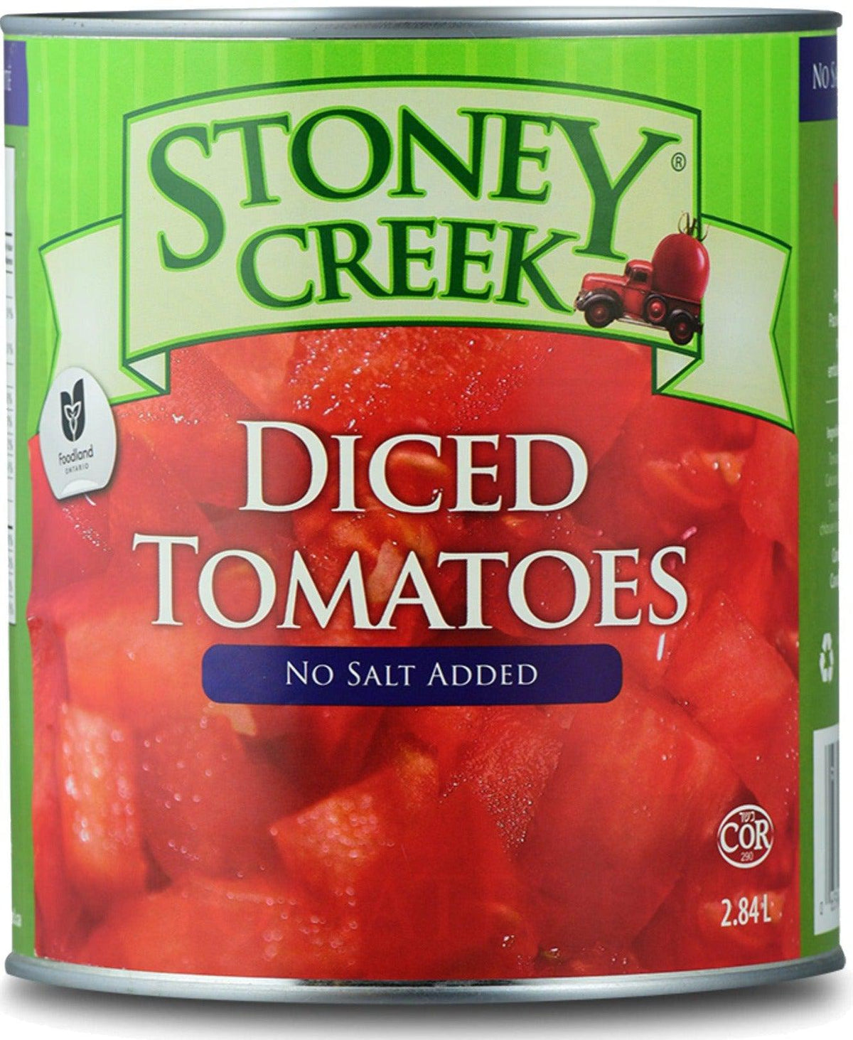 Diced tomatoes no salt 100 oz can