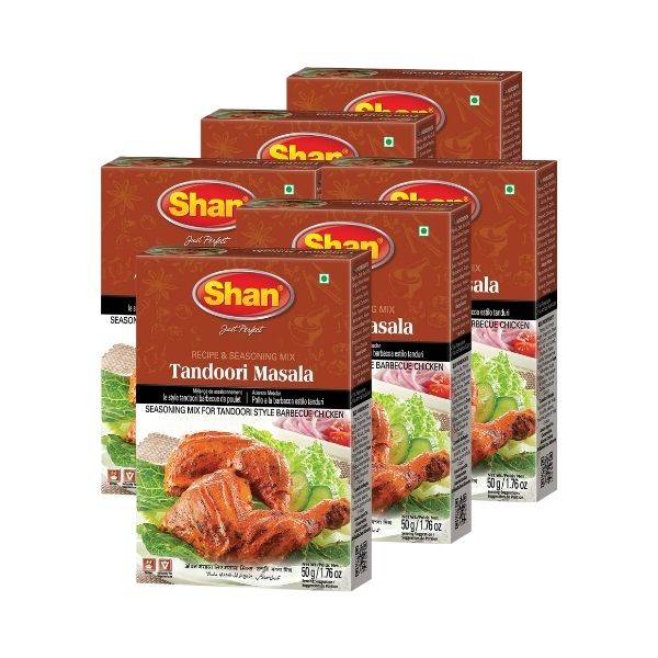 Shan Tandoori Masala 6-Pack (6x50g)