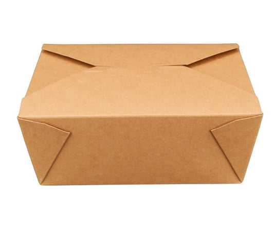 #8 Kraft Paper Box -120ct -TAB29OZNO8(Hotpack)
