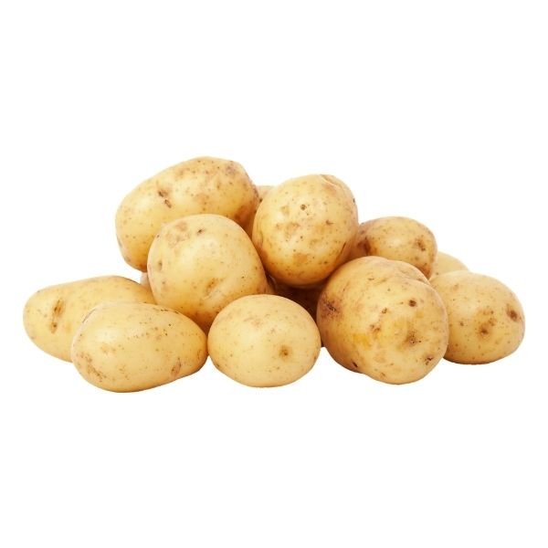 Fresh white potatoes in bulk 50 lb bag for food service