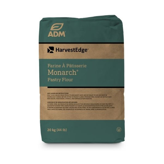 ADM Monarch pastry flour 20kg bulk bag for cakes and pastries