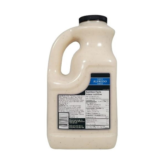 creamy alfredo sauce label showing italian style sauce
