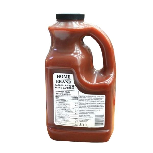 barbecue sauce label showing classic bbq flavour
