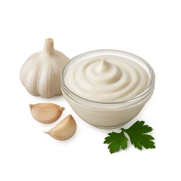 bulk garlic dip container for commercial kitchens
