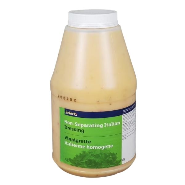 Bulk Italian dressing non separating 4 litre for restaurants
