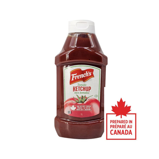Large volume bulk ketchup jug featuring 100 percent Canadian tomatoes