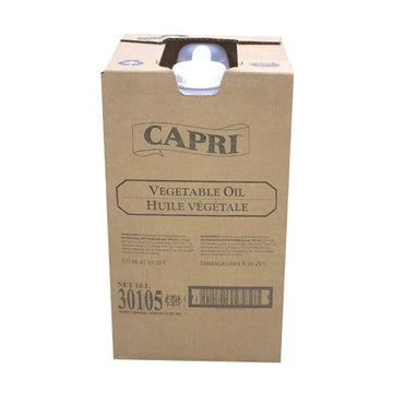 Capri vegetable oil 16L bag in box for commercial kitchens

