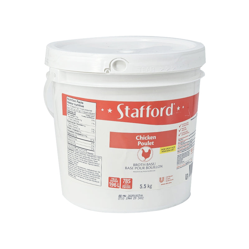 bulk chicken soup base container commercial kitchen