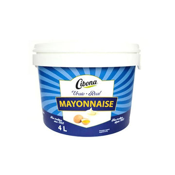 Cibona real mayonnaise 4L bulk tub for restaurants