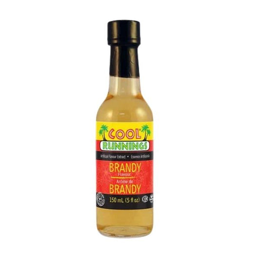 Cool Runnings brandy flavour extract 150 ml bottle front view
