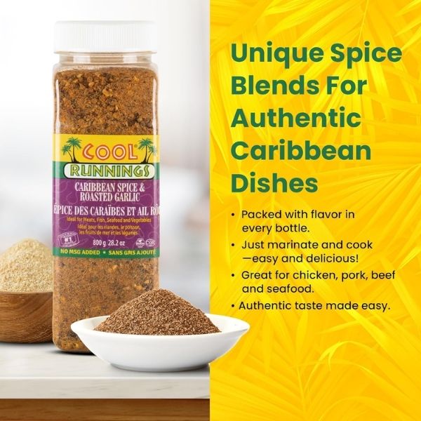 Cool Runnings Caribbean spice roasted garlic 800 g bulk bottle