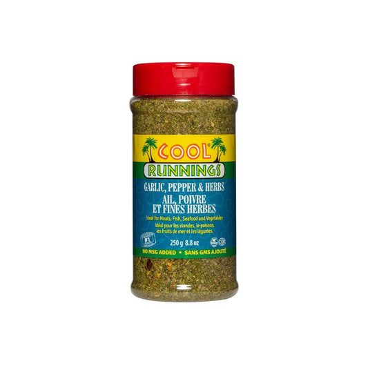 Cool Runnings garlic pepper herbs seasoning 250g