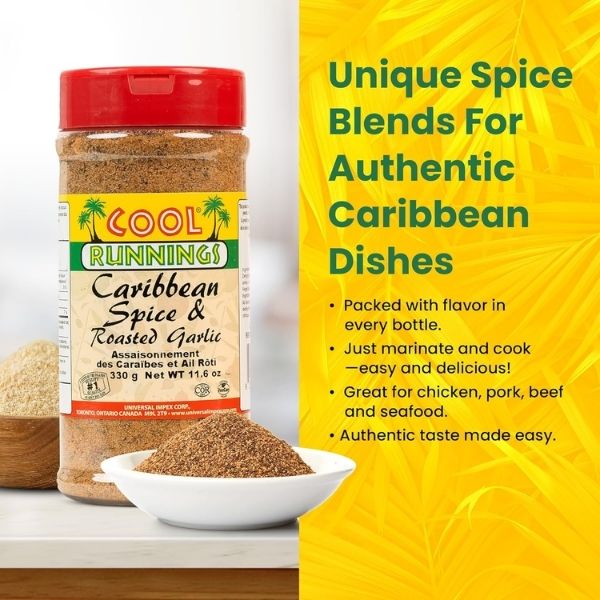 Roasted garlic spice blend for grilling and cooking
