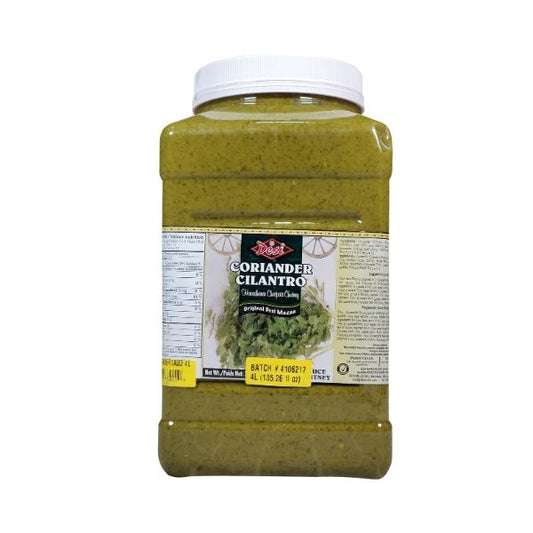 Desi coriander cilantro chutney 4L large foodservice jar
