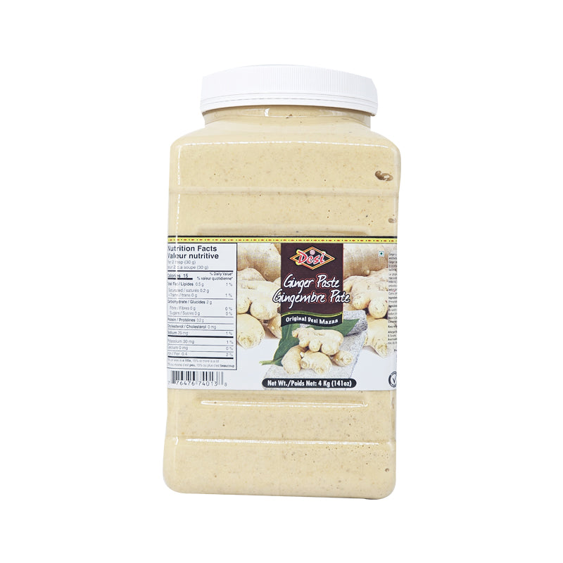 Desi ginger paste 4kg ready to use cooking ingredient
