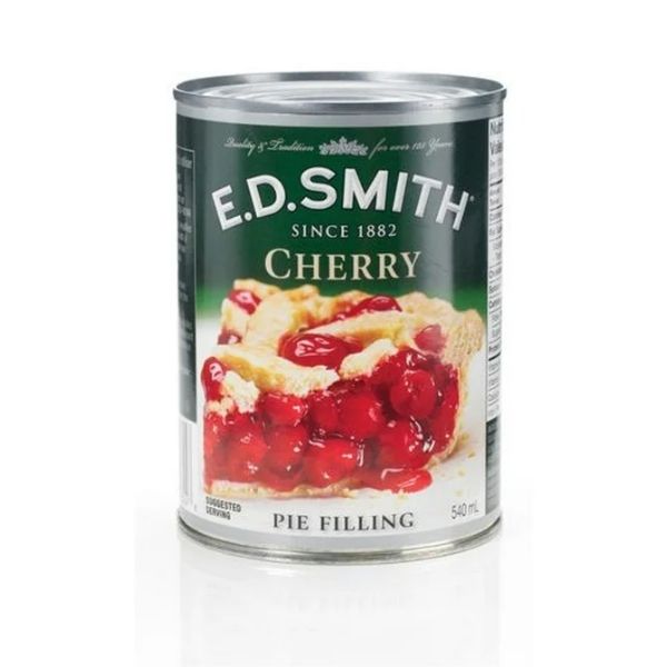 E.D. Smith cherry pie filling 540ml can
