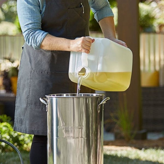 Canola oil for frying large container bag in box
