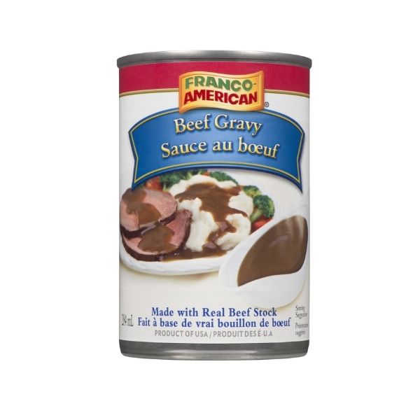 Franco American beef gravy 284ml ready to use canned gravy