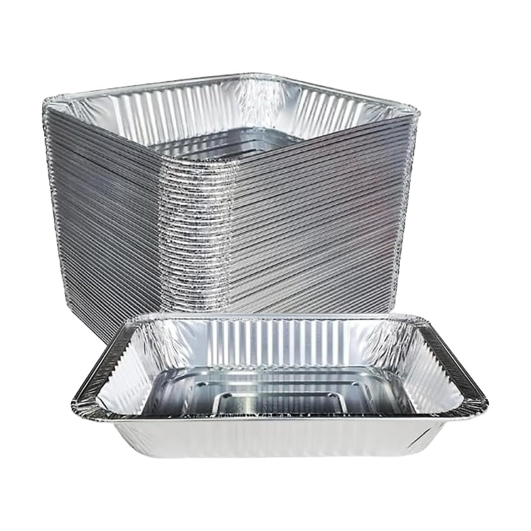 Supplies Full Size Deep Aluminum Foil Catering Pan for Baking, Meal Prep, Food Storage and Catering Service