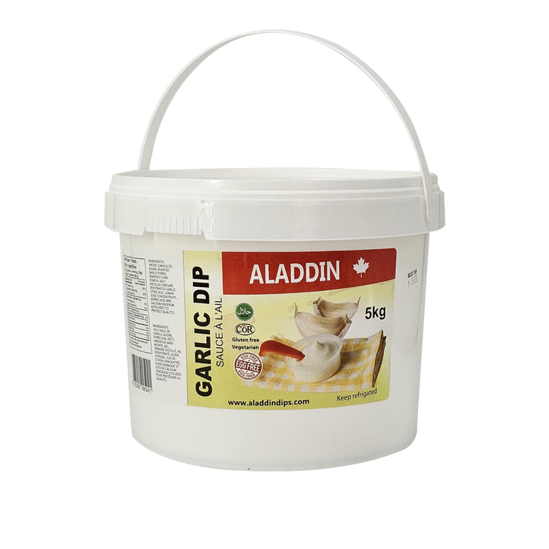 garlic sauce tub for wraps and shawarma restaurants

