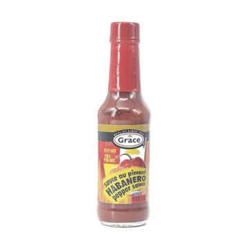 Grace very hot pepper sauce for spicy food lovers
