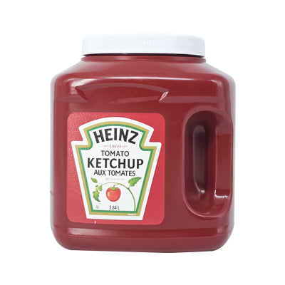 Heinz tomato ketchup 2.84L bulk jug for restaurant and food service use