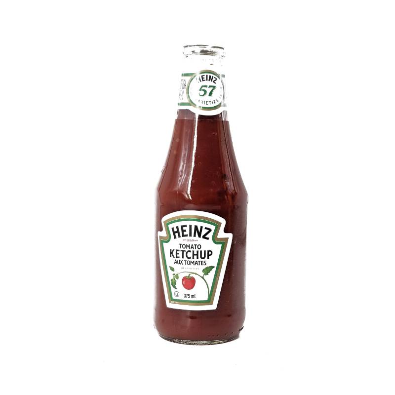 Heinz tomato ketchup 375ml glass bottle classic table condiment