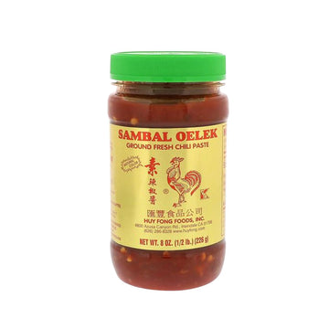 Huy Fong Sambal Oelek 211 mL chili paste jar