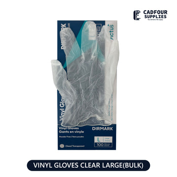 Vinyl Gloves Clear Large Box