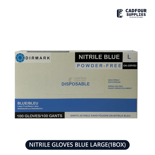 Nitrile Gloves Blue Large Box