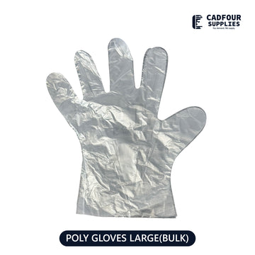 Poly Gloves Clear Large Box