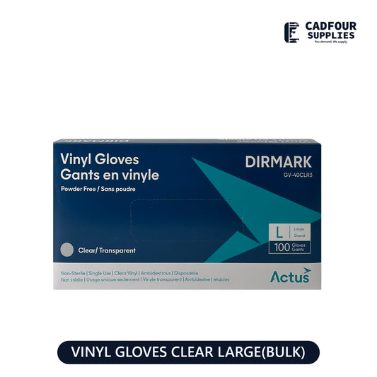 Vinyl Gloves Clear Large Box