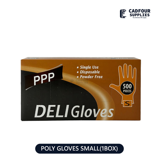 Poly Gloves Clear Small Box