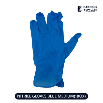 Nitrile Gloves Blue Medium Box