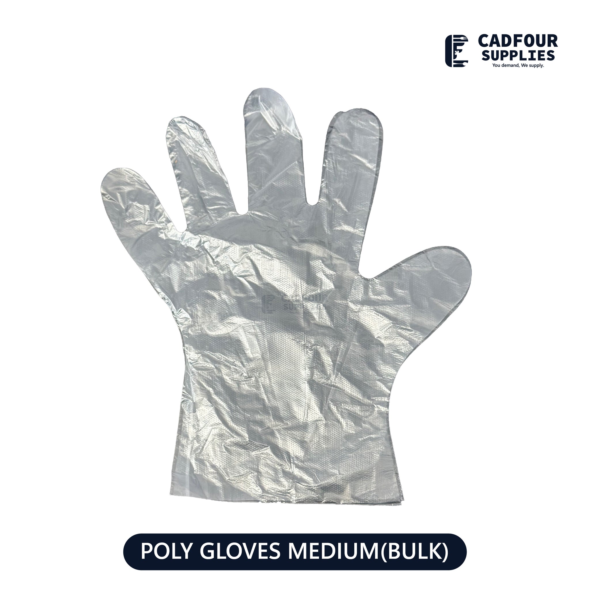 Poly Gloves Clear Medium Box