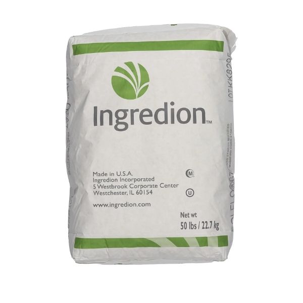Ingredion corn starch 22.7kg bulk bag for commercial kitchen use