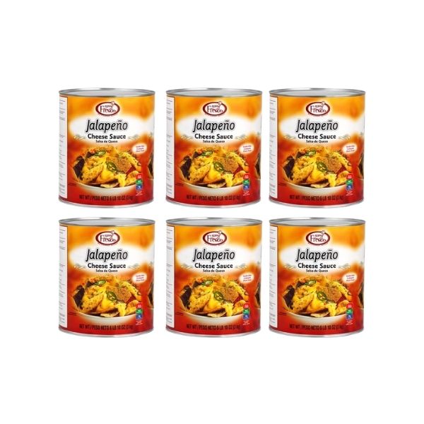 large 3kg jalapeno cheese sauce can for high volume use